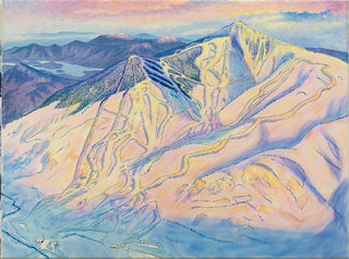 Painting Whiteface Mountain, New York