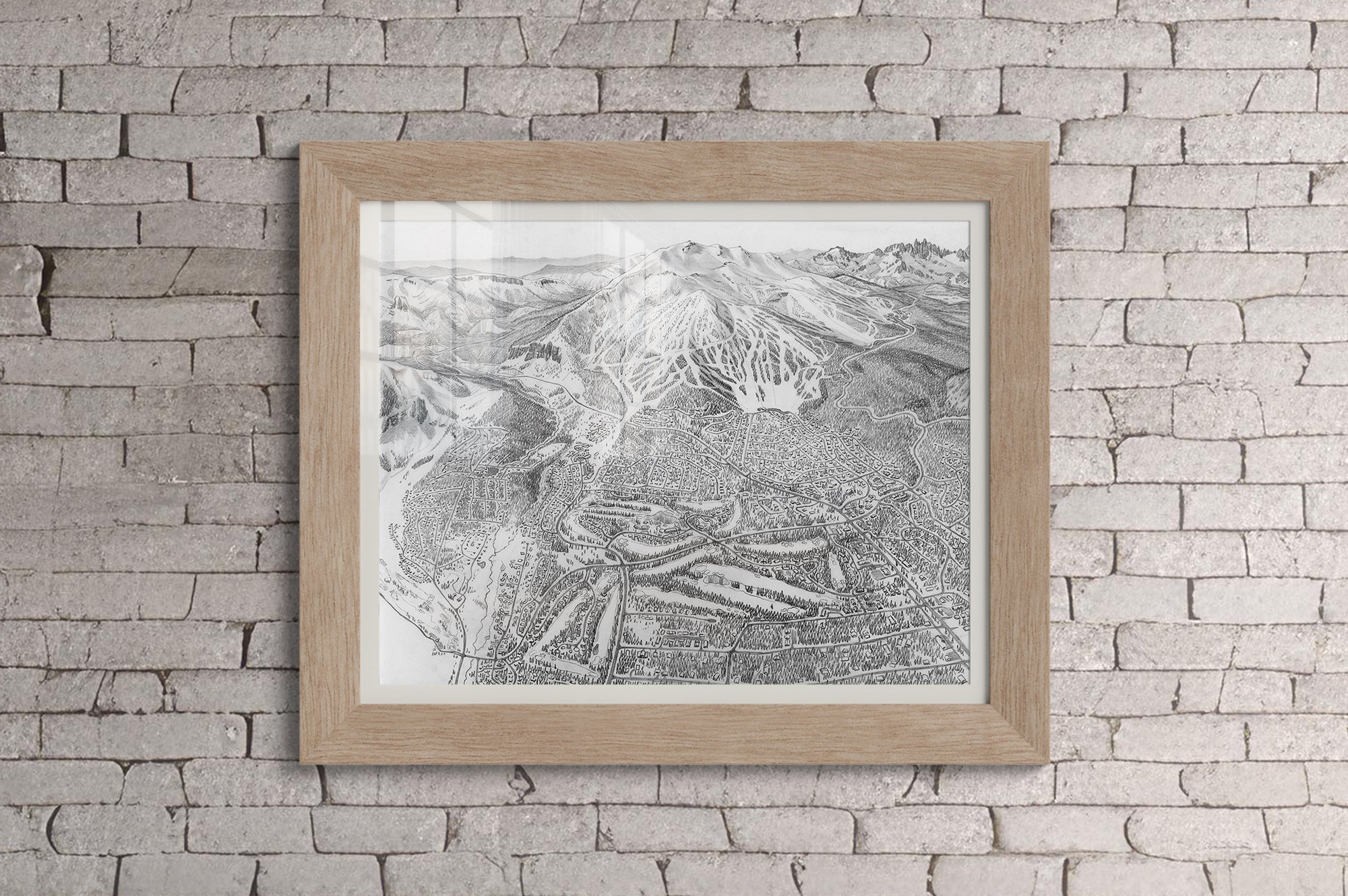 Original Mammoth Lakes 2008 Sketch