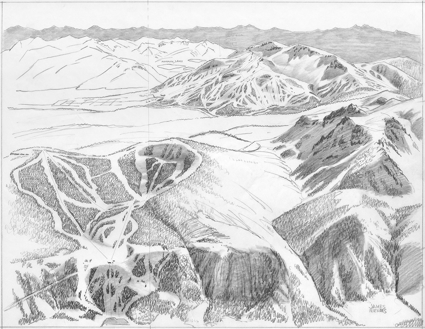 Original Mammoth 1990 Sketch