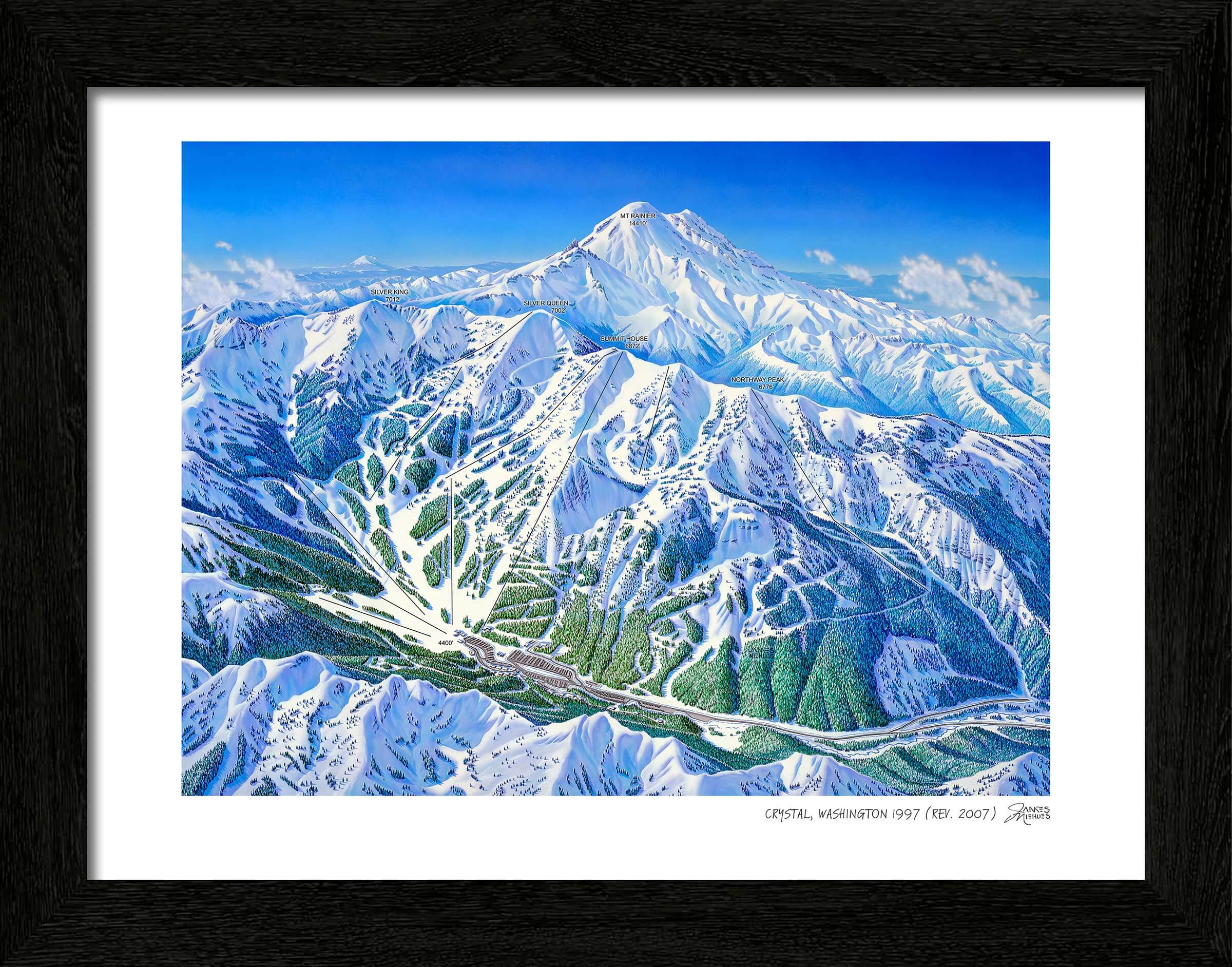 Crystal Mountain Washington Ski Map