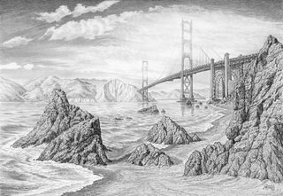 Golden Gate Bridge Sketch