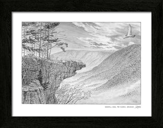 Hawksbill Crag Sketch