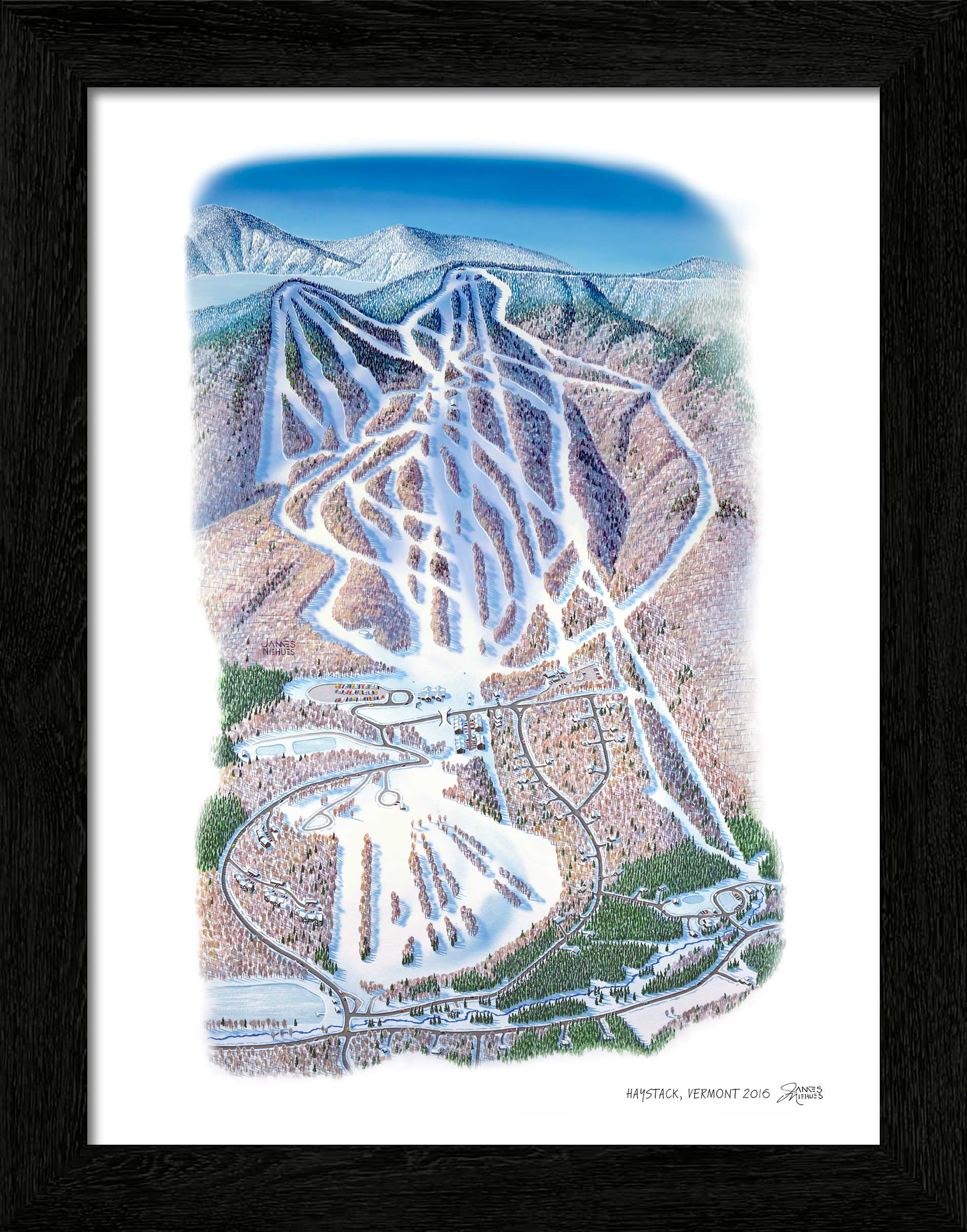 Haystack Ski Map