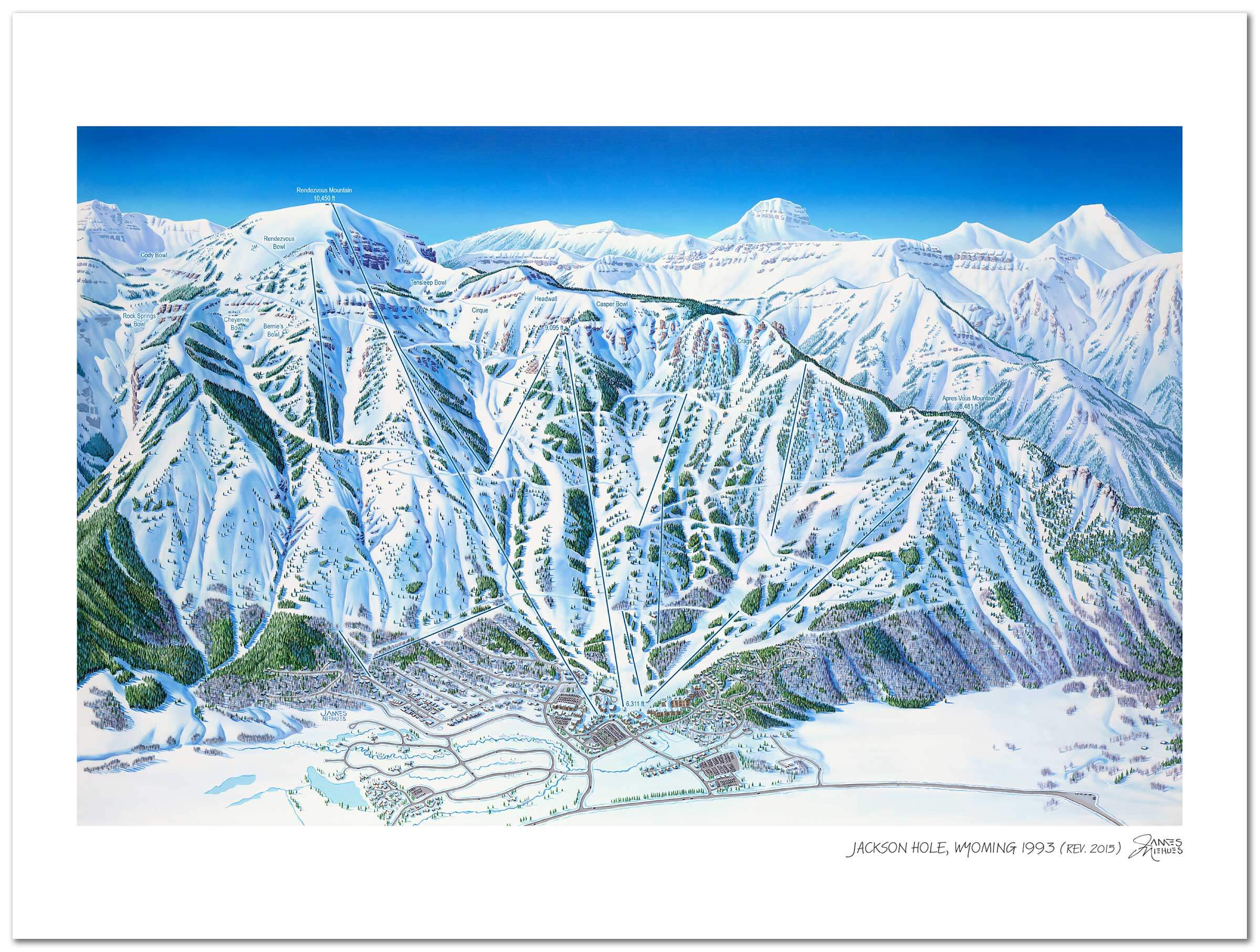 Jackson Hole Ski Map