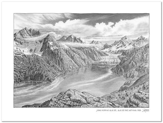 Johns Hopkins Glacier Sketch