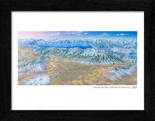 Lake Tahoe & Reno Ski Resorts Map