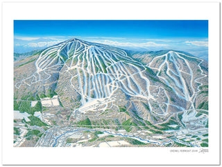 Okemo Mountain Ski Map