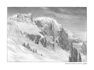 Rendezvous Mountain Sketch