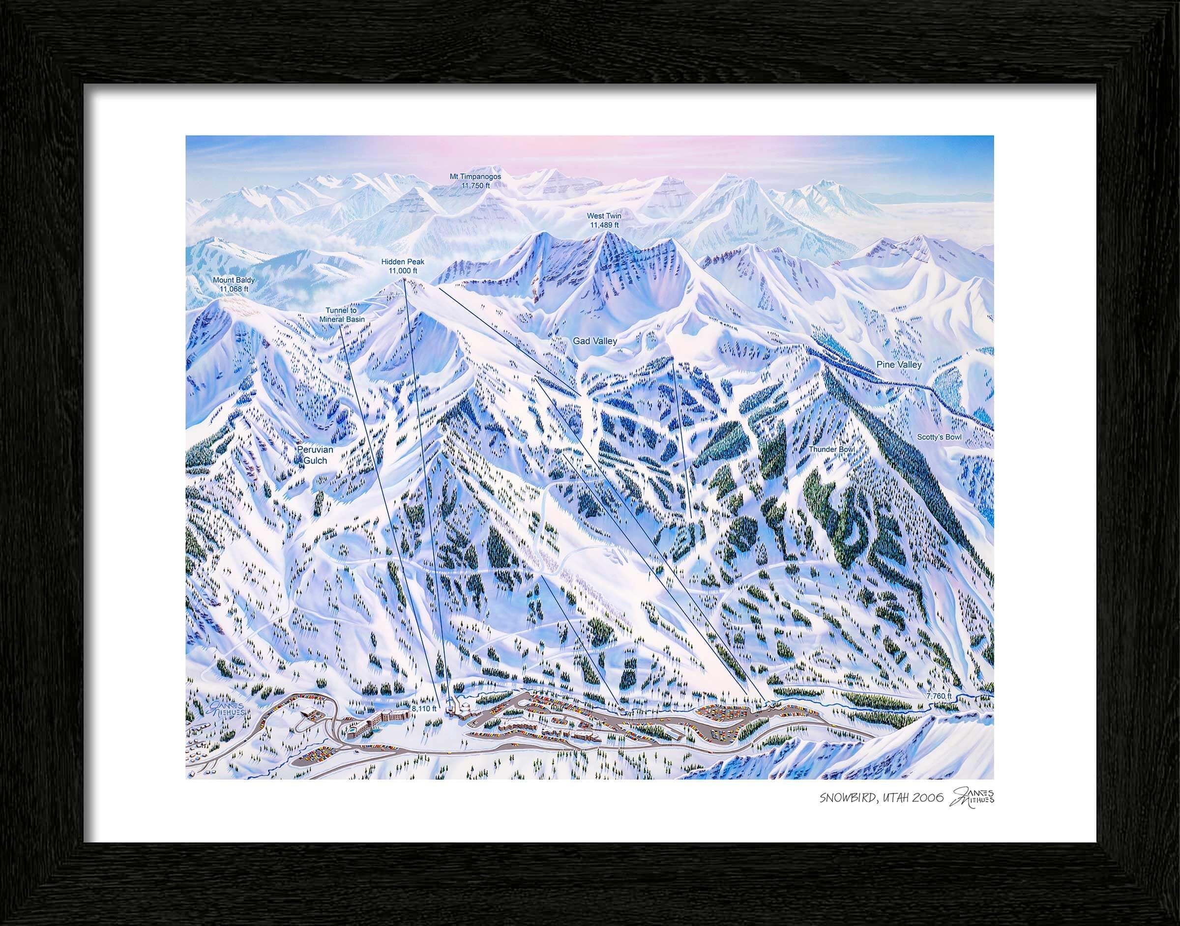 Snowbird Ski Map
