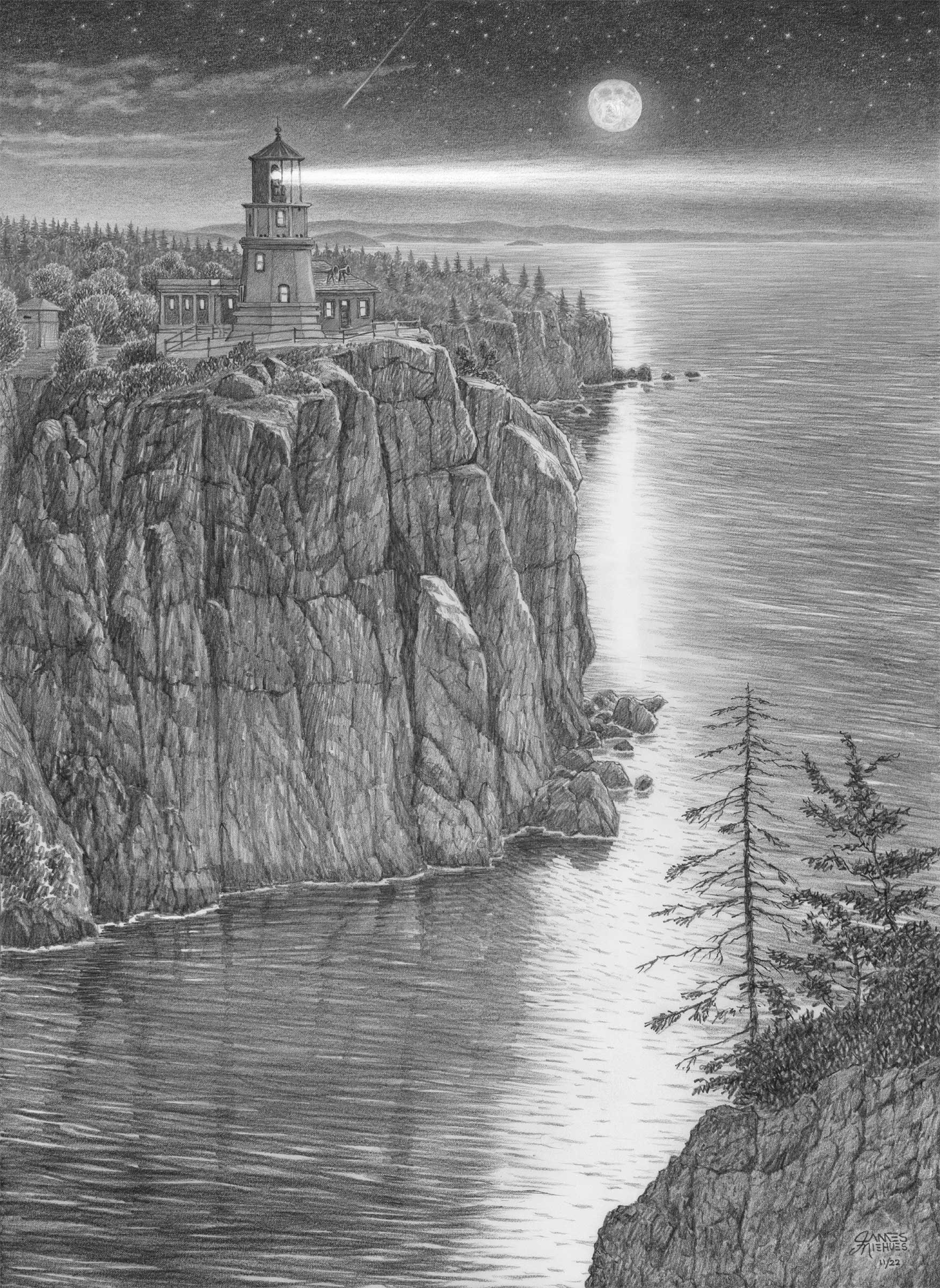 Split Rock selling Lighthouse - Giclée Print