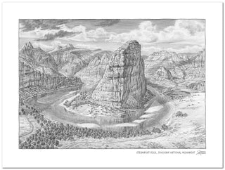 Dinosaur National Monument Sketch