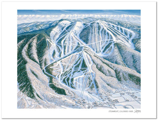 Steamboat Ski Map