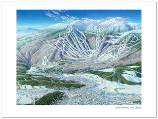 Stowe Ski Map