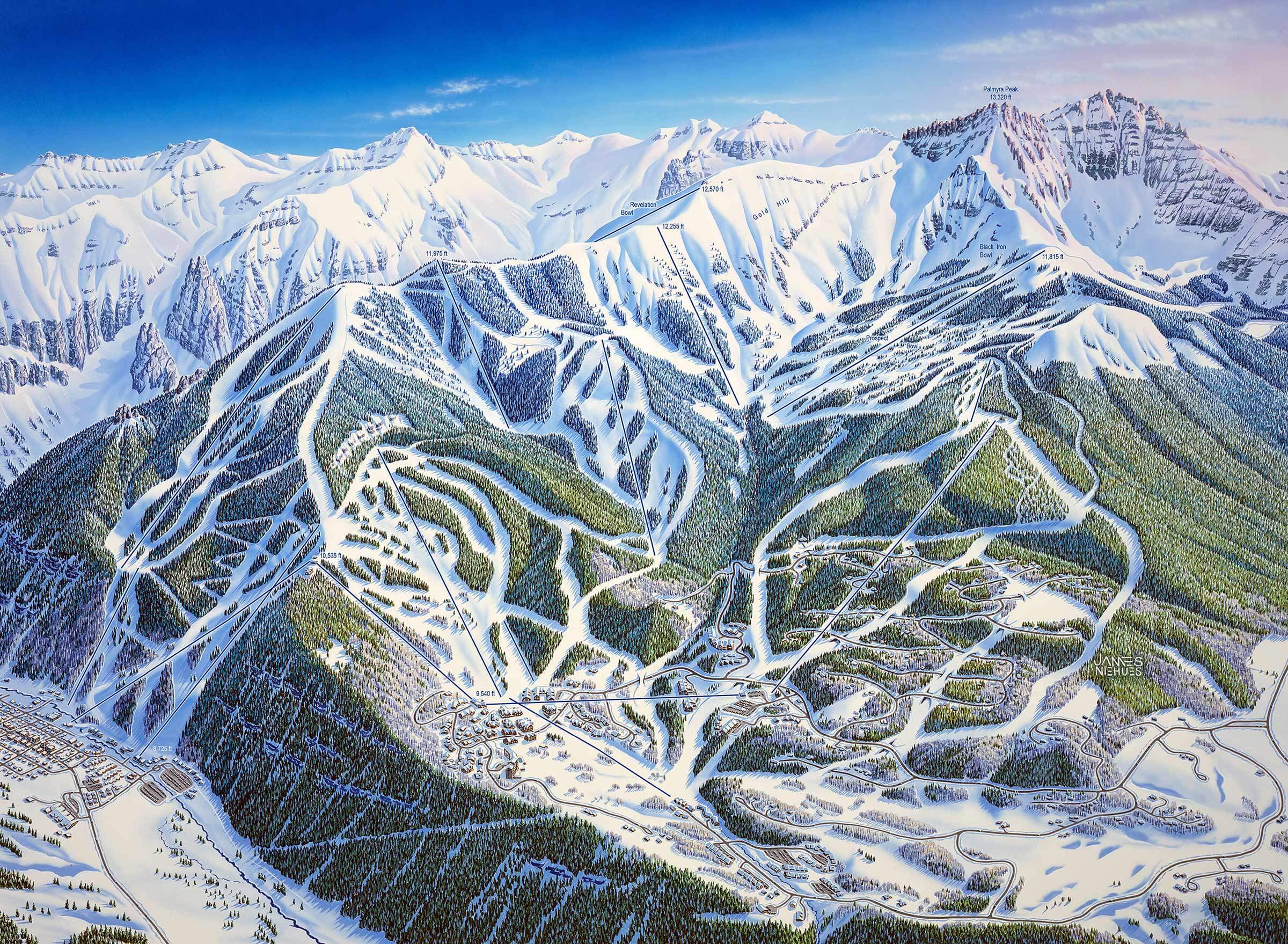 Telluride Ski Map