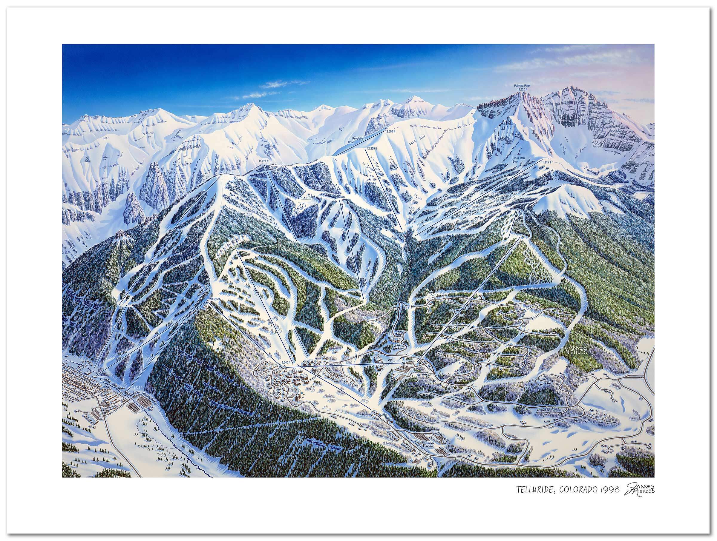 Telluride Ski Map