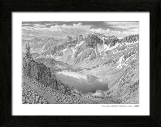 Sawtooth Mountains Sketch