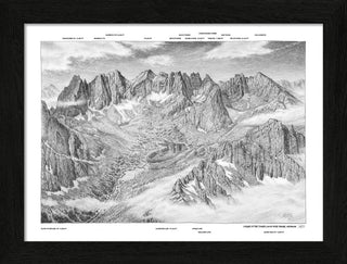 Cirque of the Towers Sketch