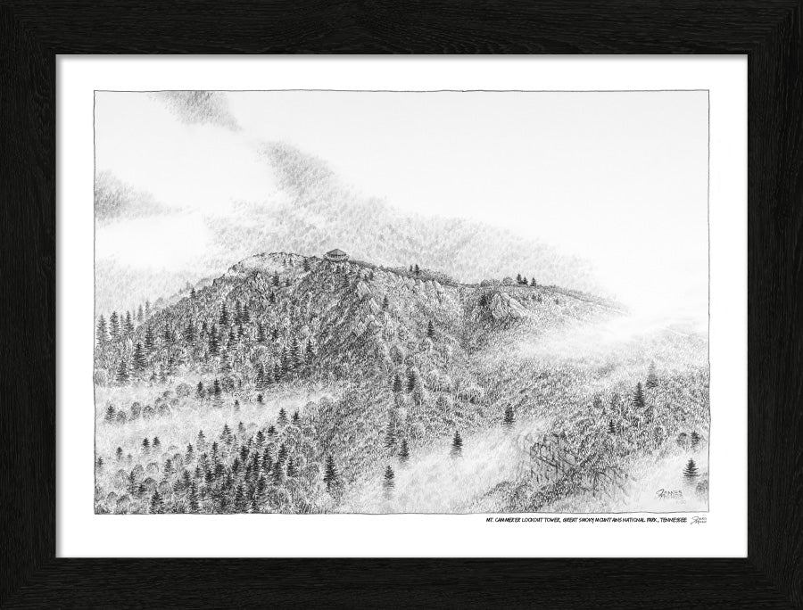 Great Smoky Mountains National Park Sketch