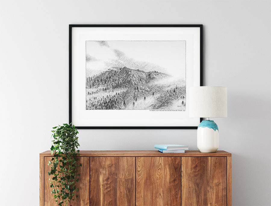 Great Smoky Mountains National Park Sketch
