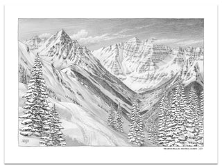 Maroon Bells Sketch