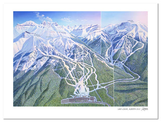 Lake Louise Ski Map