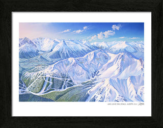 Lake Louise Back Bowls Ski Map