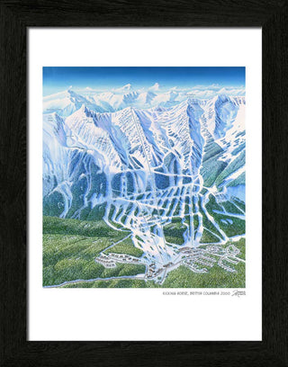 Kicking Horse Ski Map