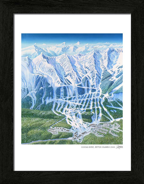 Kicking Horse Ski Map – James Niehues