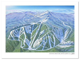 Silver Star Putnam Creek Ski Map