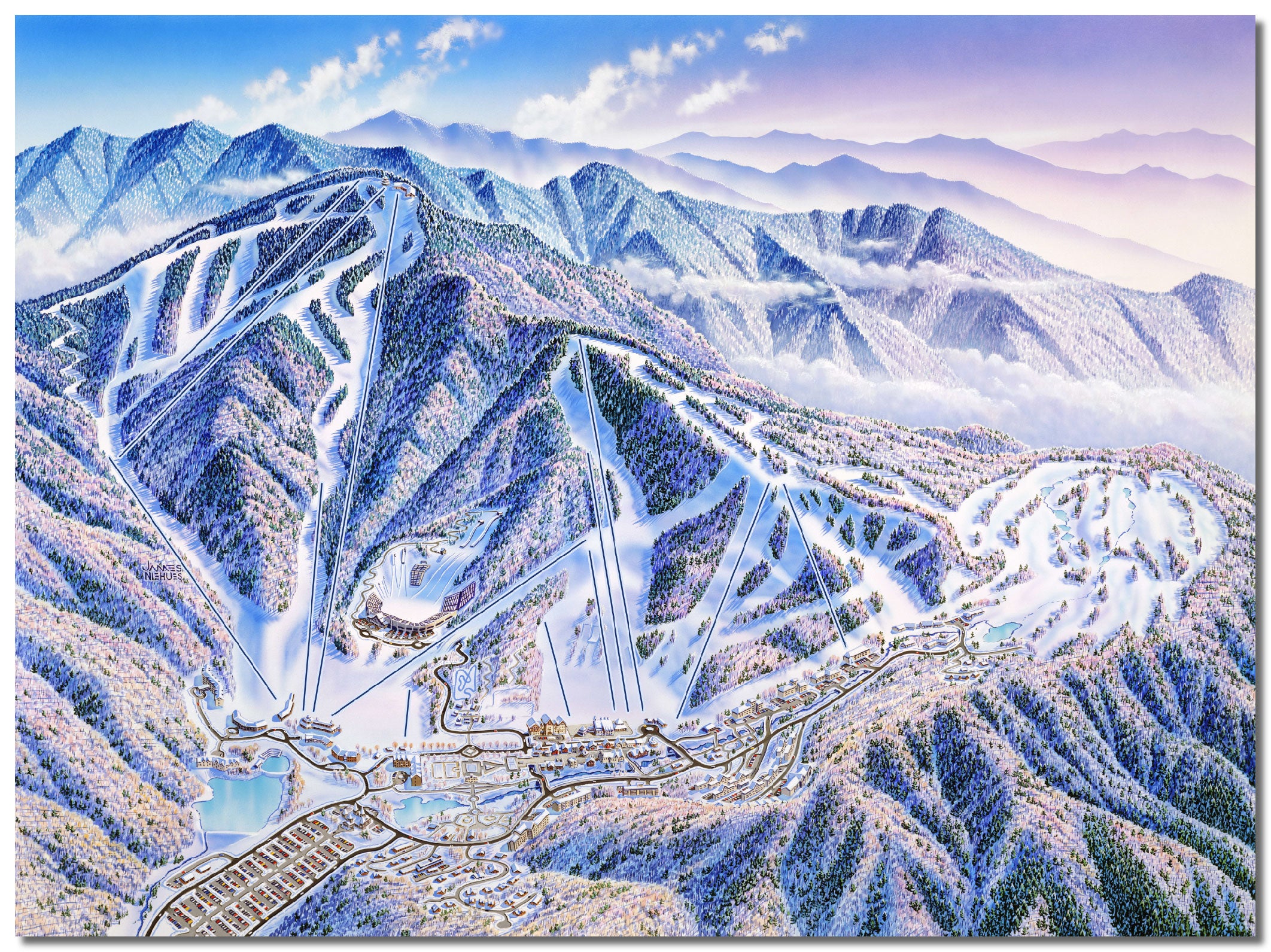 Muju Deogyusan Resort in Seolcheon-myeon, Muju, Jeollabuk-do, South Korea