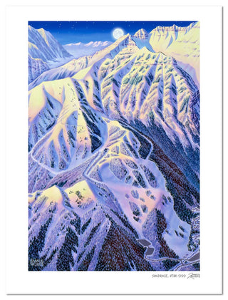 Sundance Mountain Resort Ski Map