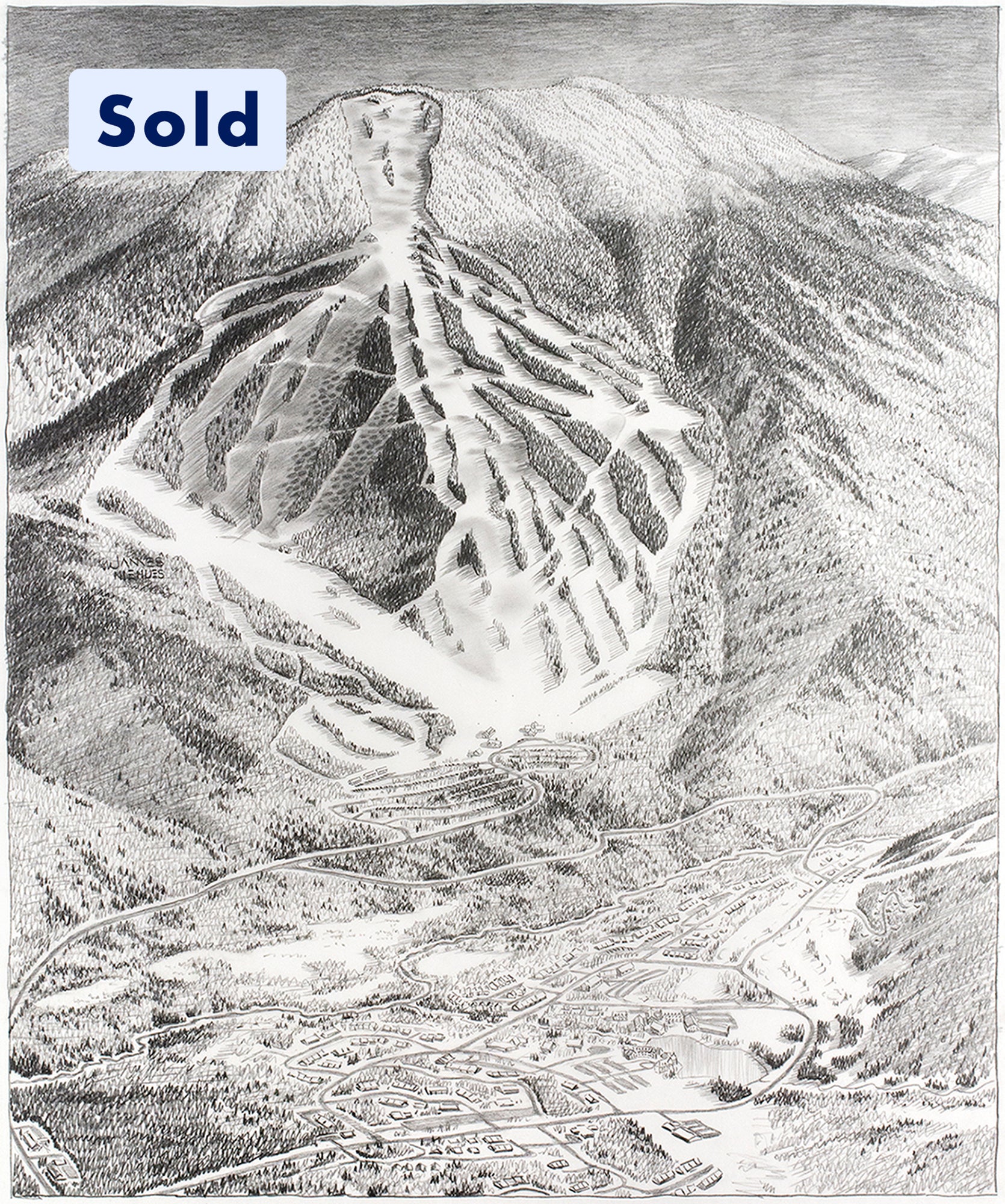 Original Waterville Valley 1995 Sketch