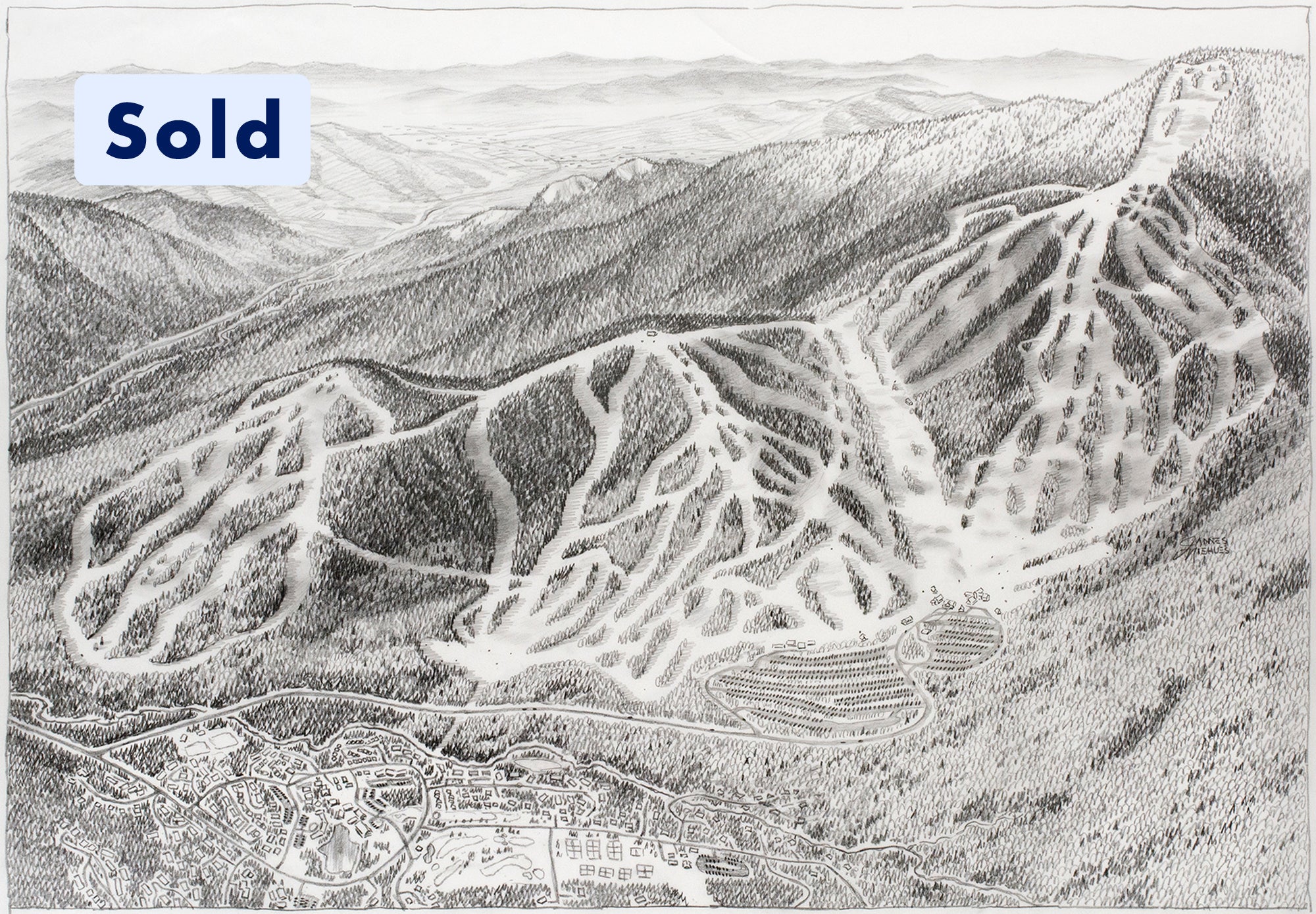 Original Waterville Valley 2011 Sketch