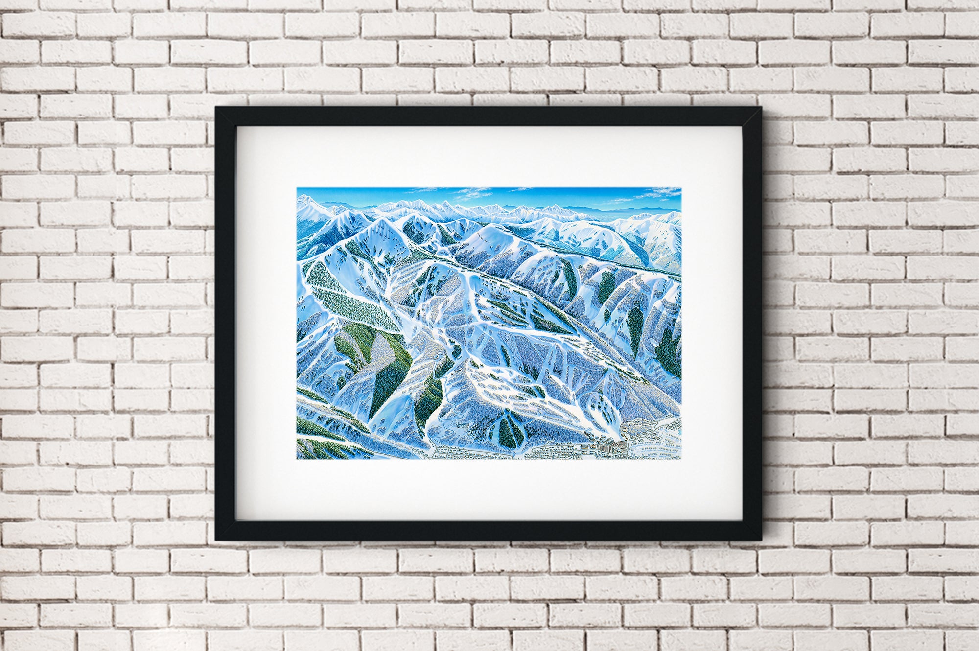 Original Park City 1997 Paintings - East View, North View, Pinecone Ridge