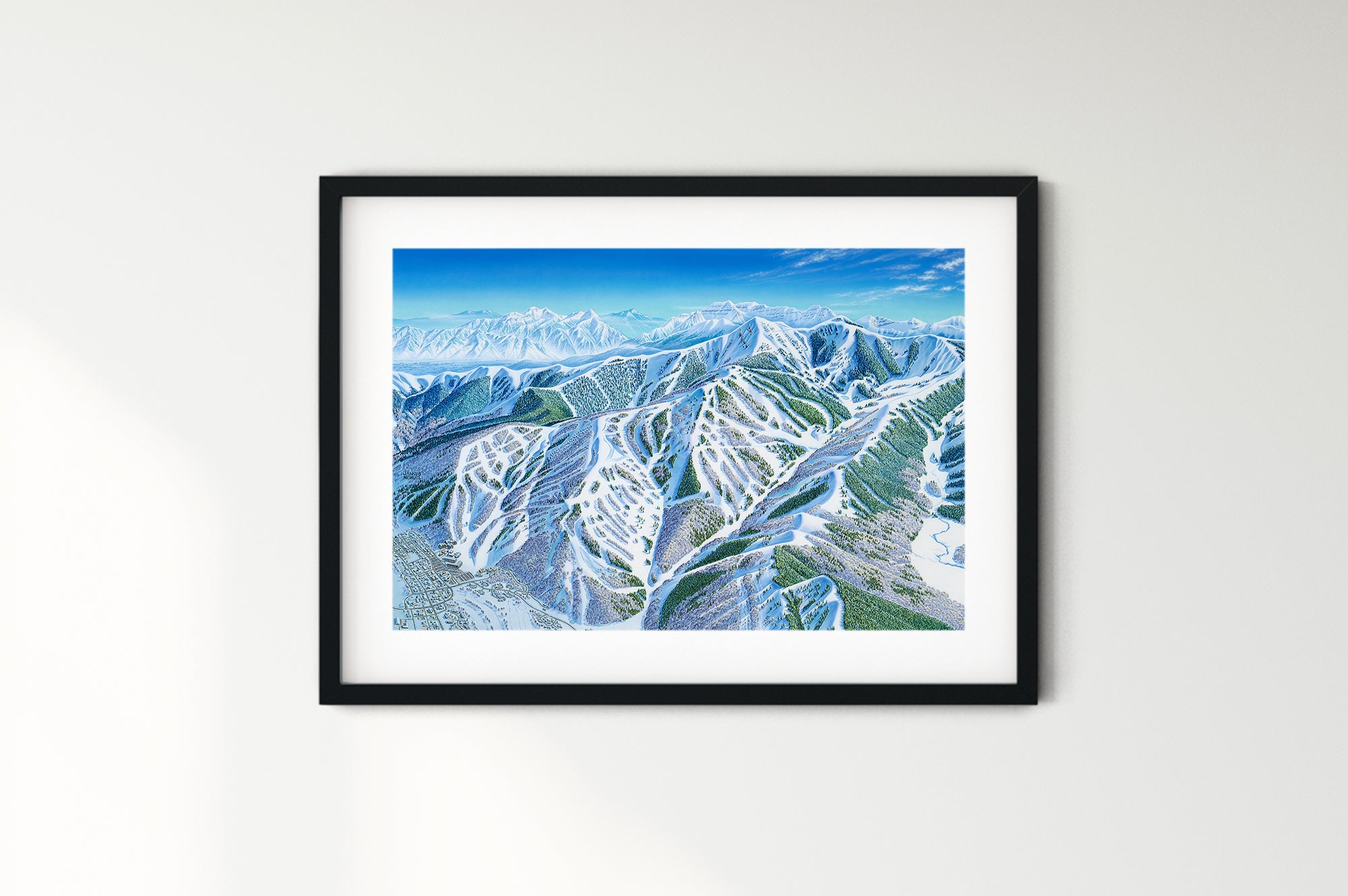 Original Park City 1997 Paintings - East View, North View, Pinecone Ridge