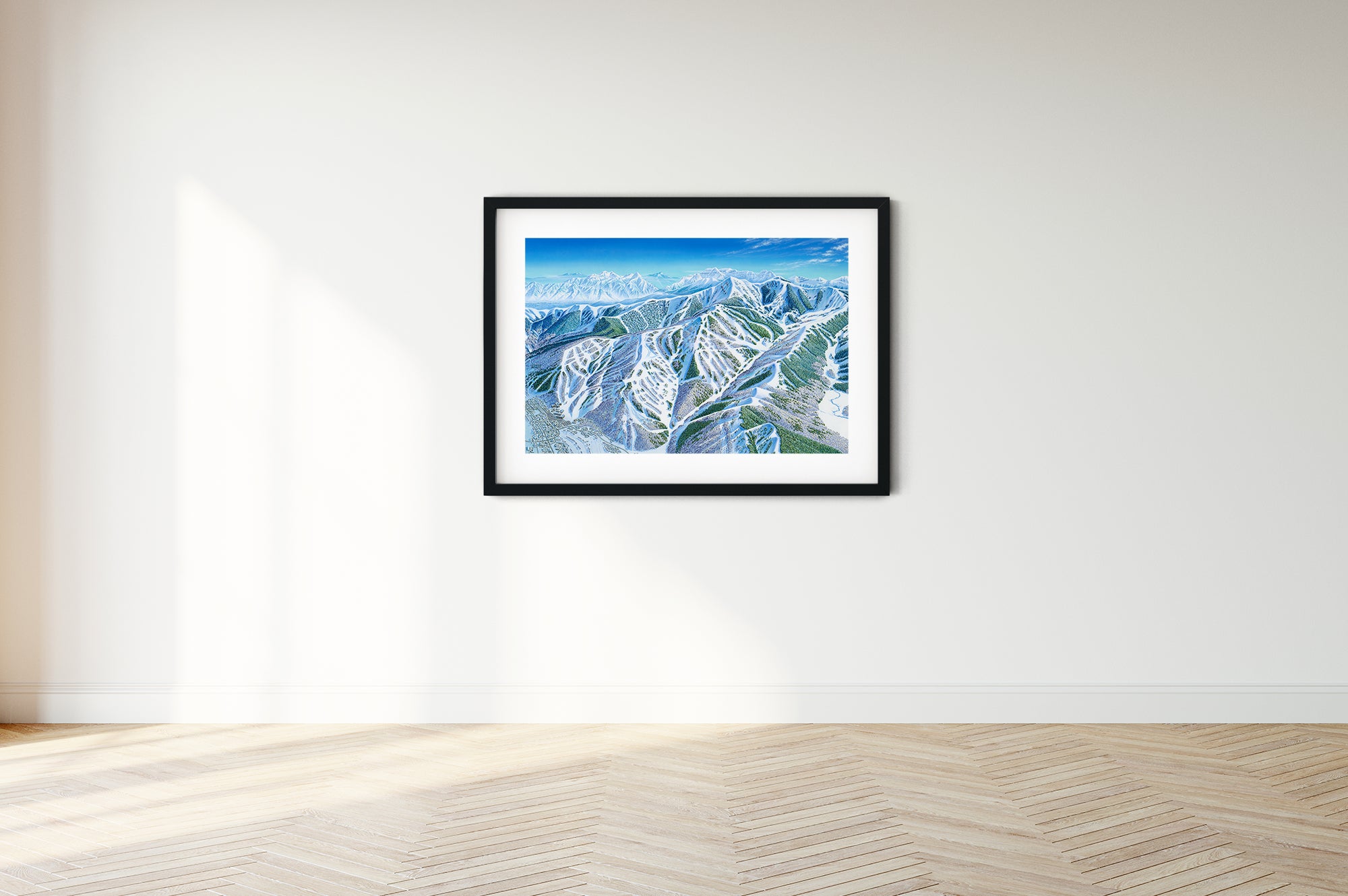 Original Park City 1997 Paintings - East View, North View, Pinecone Ridge