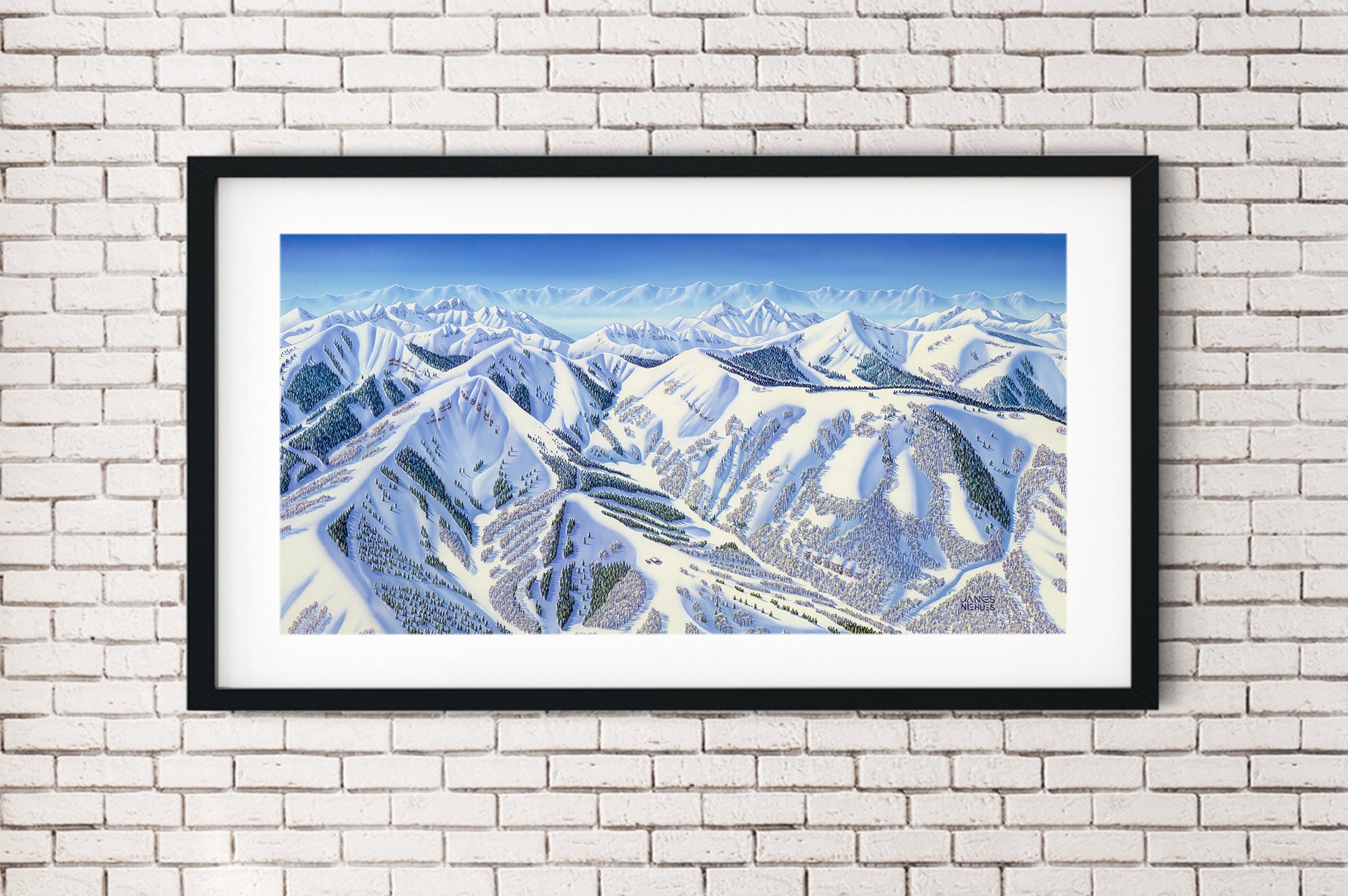 Original Park City 1997 Paintings - East View, North View, Pinecone Ridge