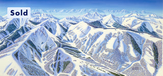 Original Park City 1997 Paintings - East View, North View, Pinecone Ridge