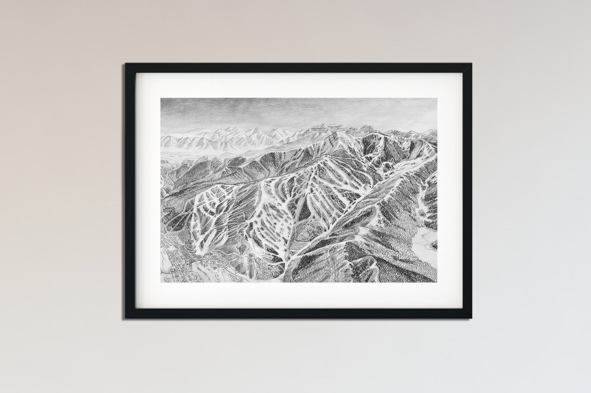 Original Park City 1997 Sketches - East View, North View