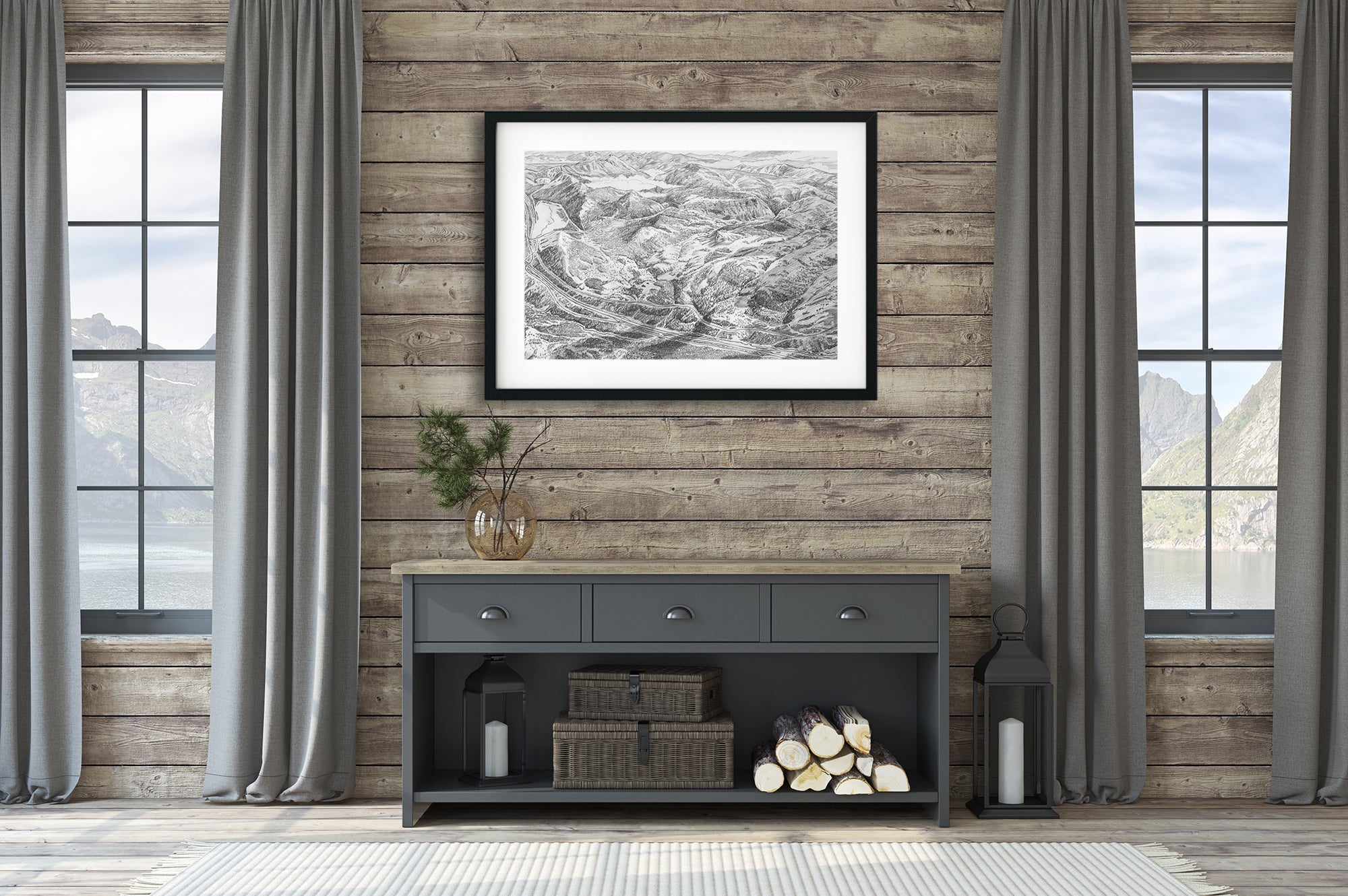 Original Royal Gorge 1991 Sketch