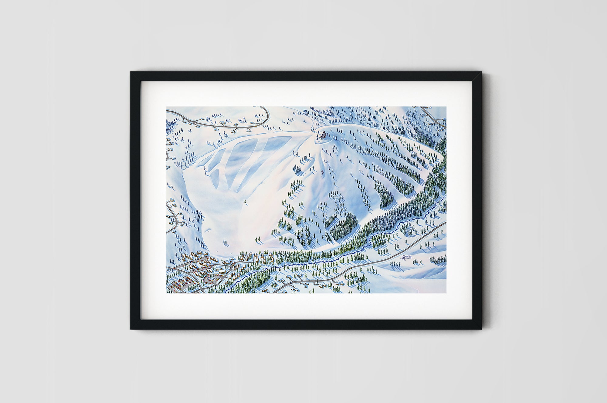 Original Tahoe-Donner 2011 Painting