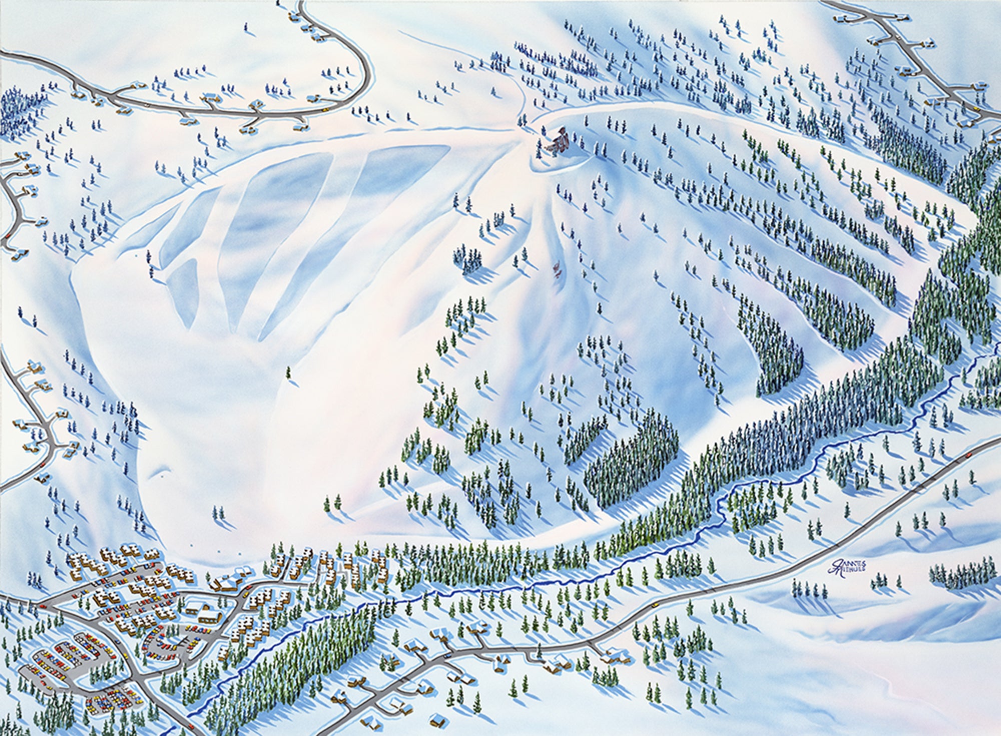 Original Tahoe-Donner 2011 Painting