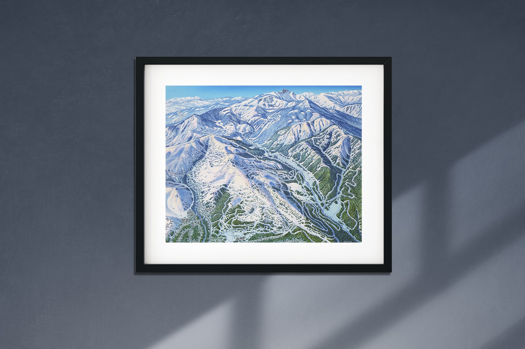 Original Tahoe-Donner 2011 Cross Country Painting