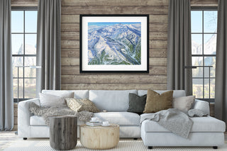 Original Tahoe-Donner 2011 Cross Country Painting