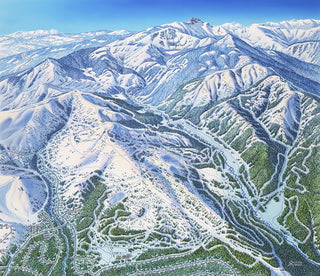 Original Tahoe-Donner 2011 Cross Country Painting