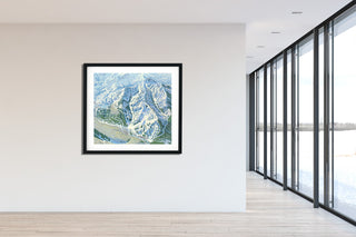 Original Solitude 2015 Painting with 2017 Inset