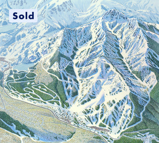 Original Solitude 2015 Painting with 2017 Inset