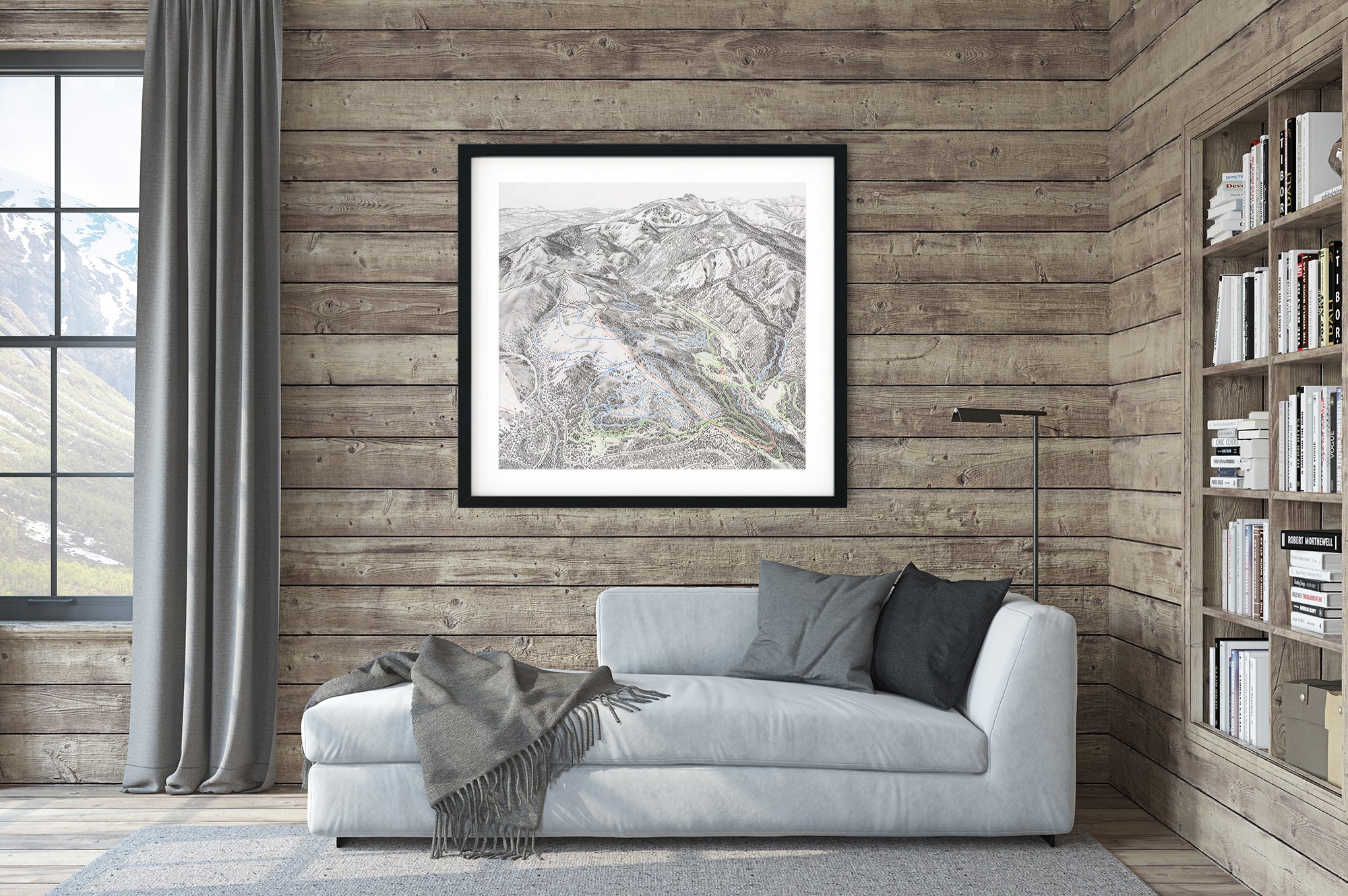 Original Tahoe-Donner 2011 Cross Country Sketch