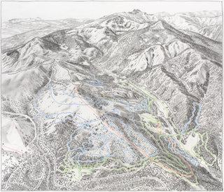 Original Tahoe-Donner 2011 Cross Country Sketch