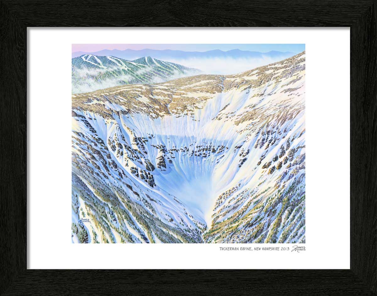 Tuckerman Ravine Ski Map